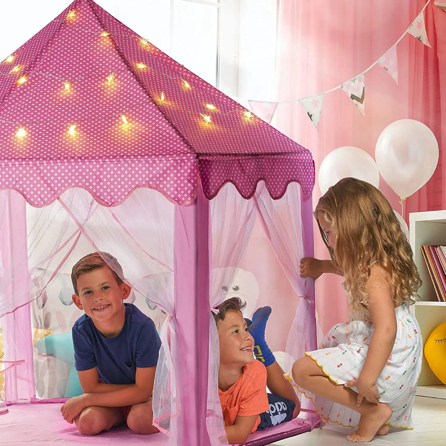 Foldable Princess Castle & Ball Pool