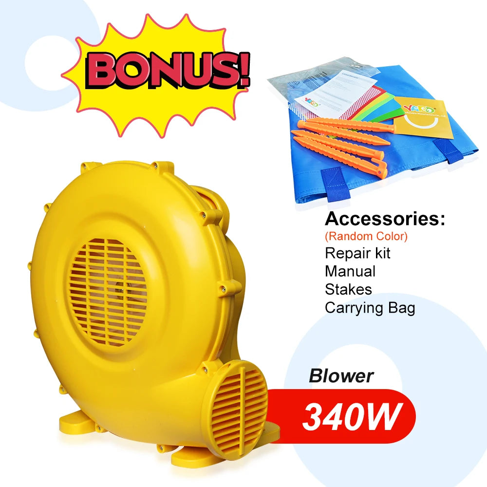 Mini Bouncy Castle with Blower for Kids