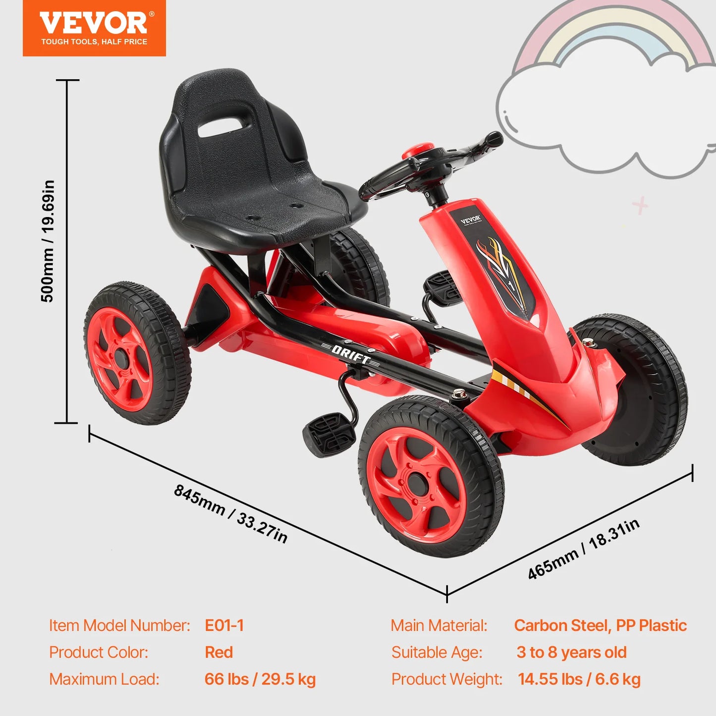 Kids’ Pedal GoKart