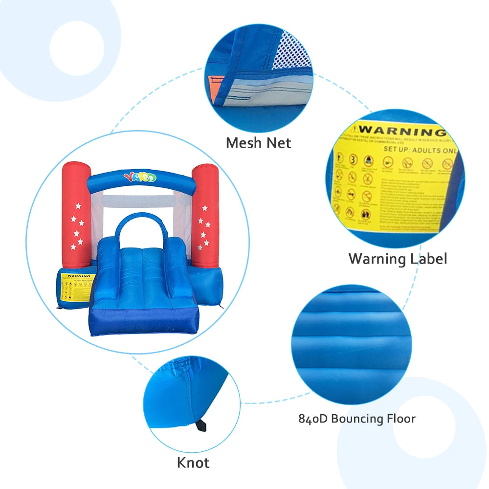 Mini Bouncy Castle with Blower for Kids